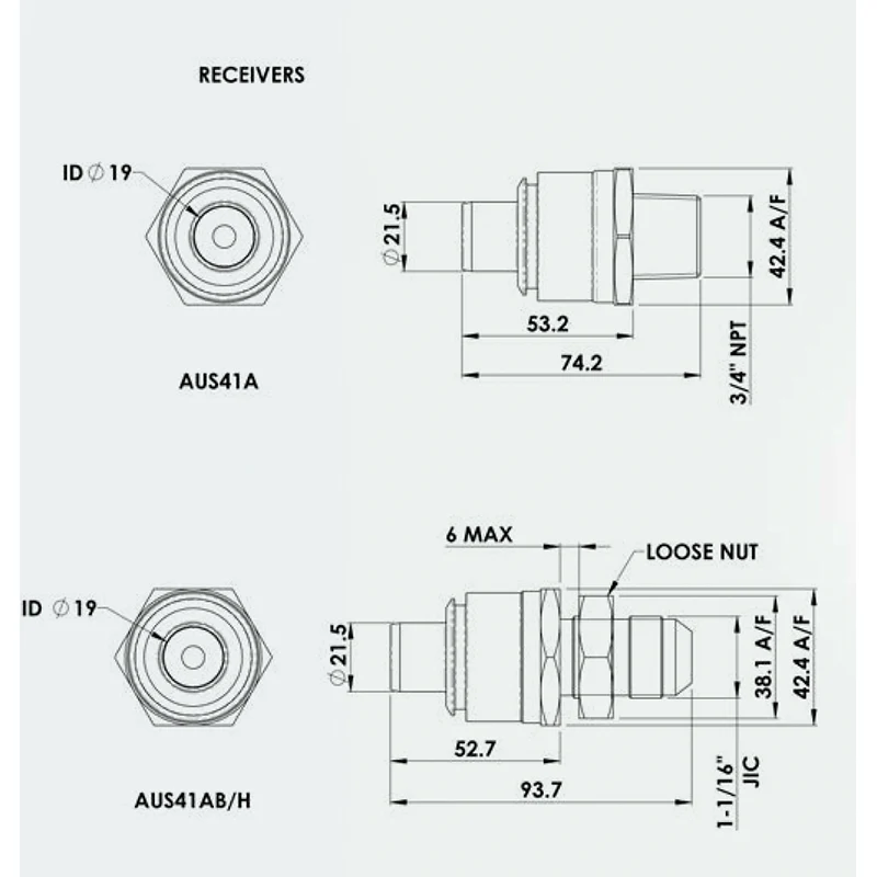 BANLAW Classic Hydraulic Fluid Transfer Couplings - Image 2