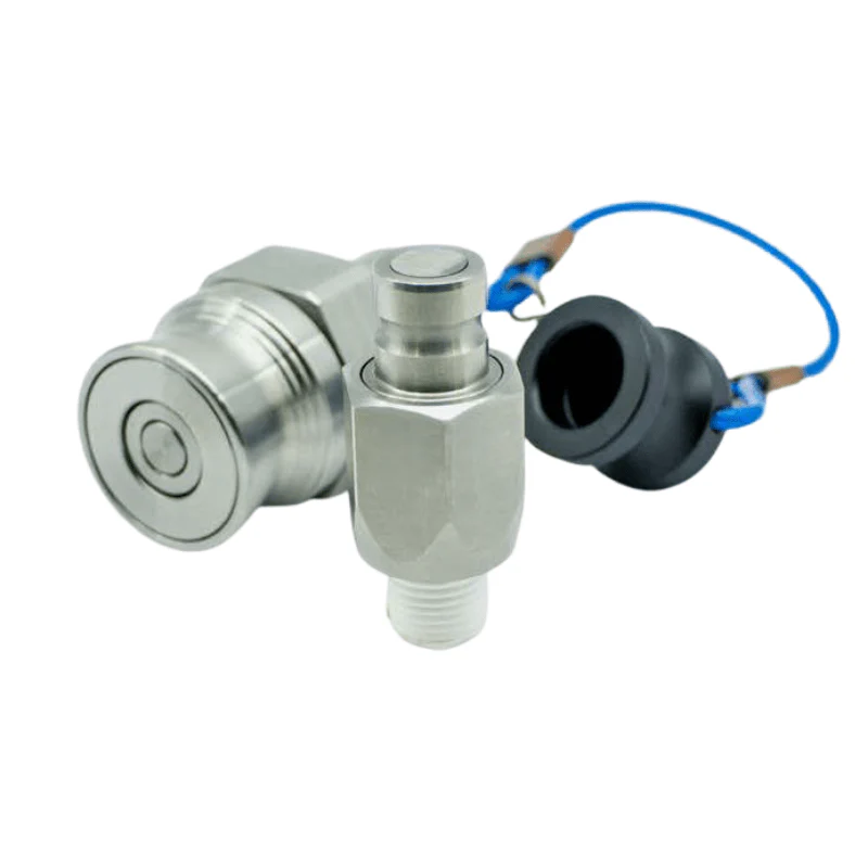 BANLAW Silver Size 0 Fluid Transfer Flush Face