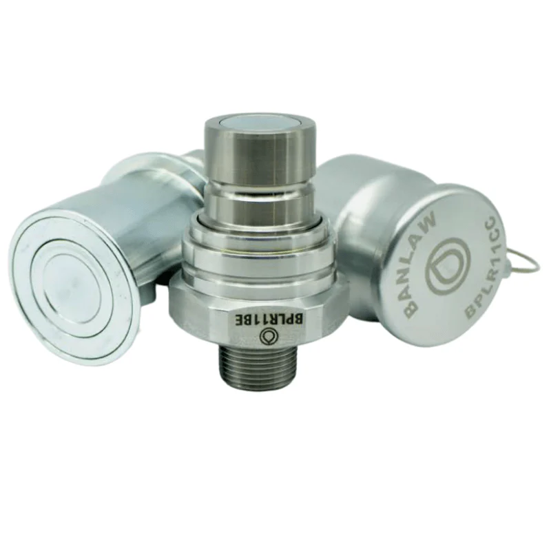 BANLAW Silver Size 11 Fluid Transfer Flush Face