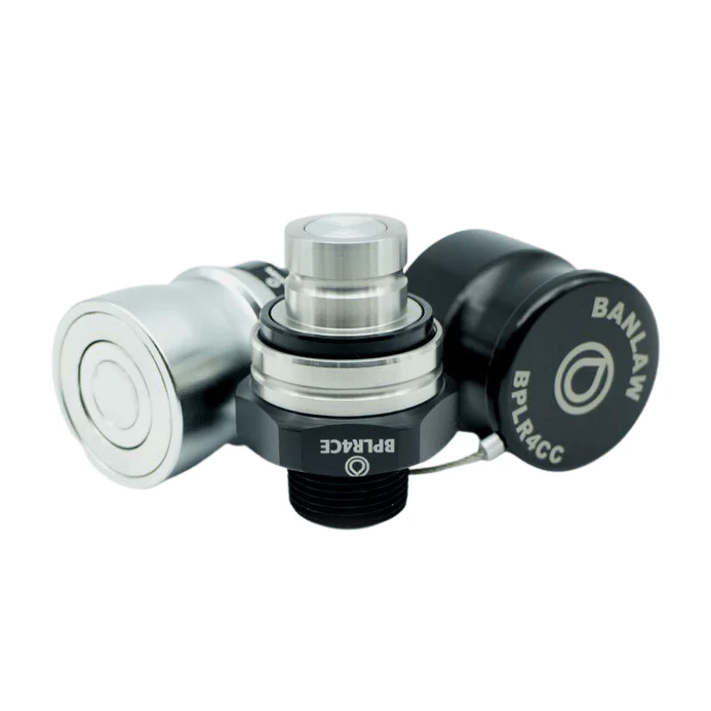 BANLAW Black Size 4 Fluid Transfer Flush Face
