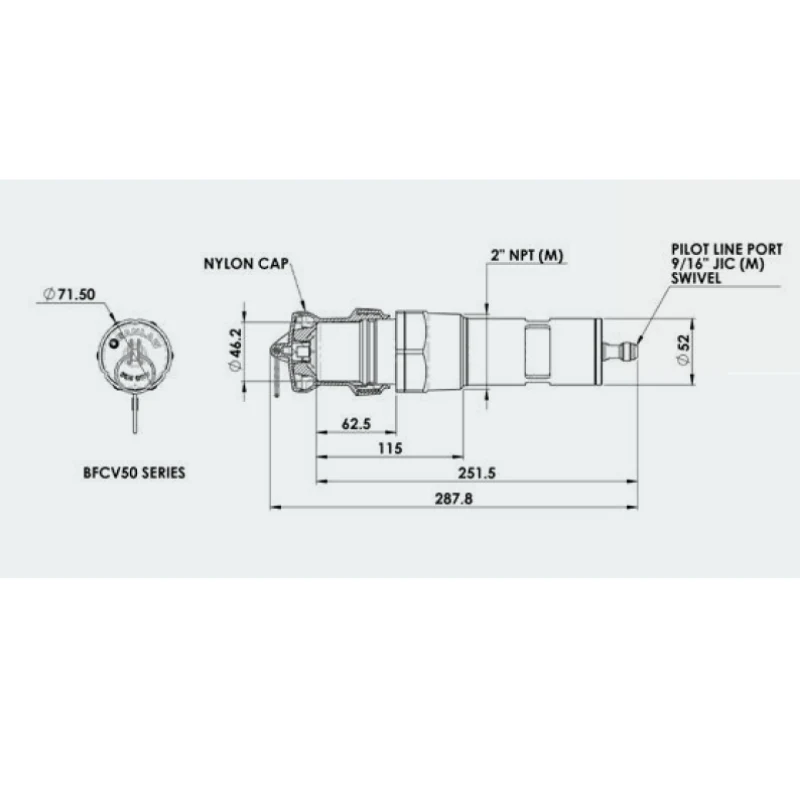 BANLAW Flow Control Valve 2" Overfill Protection FillSafe Power - Image 2