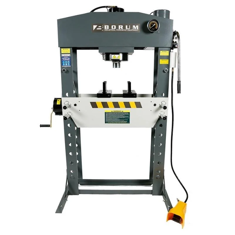 BORUM Air/Hydraulic Press 75T Rated