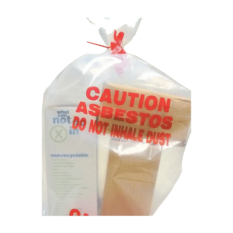 BRADY Asbestos Removal Bags Pack of 25 x 120L Bags