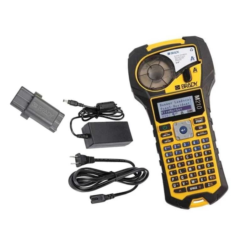 BRADY M210 Label Printer Bundle with Battery & AC Adapter