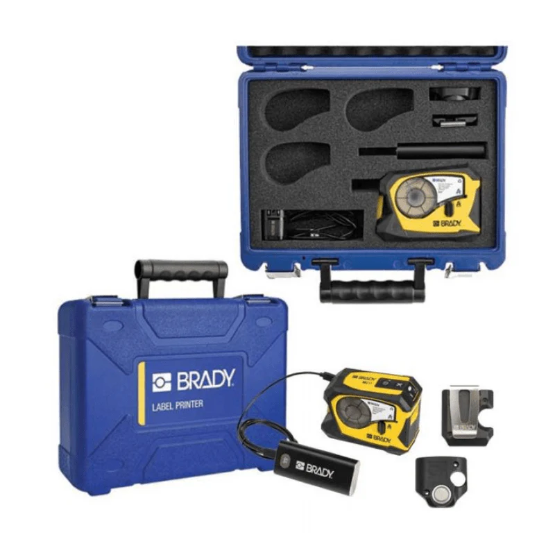 BRADY M211 Printer + Hard Case + Power Pack + Belt Clip + Magnet Kit