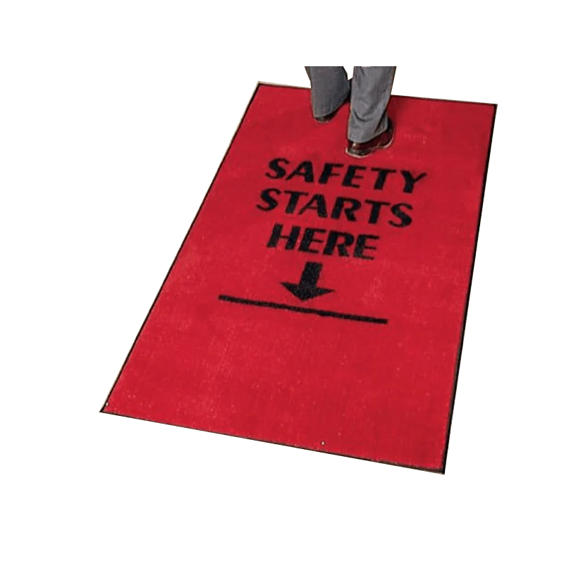 BRADY Safety Slogan Carpet Mats