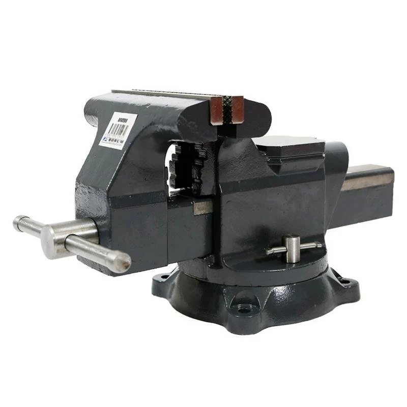 BORUM Commercial Bench Vice Swivel with Anvil