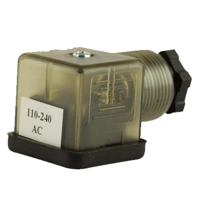 Din Plug Square 10-50v AC/DC LED
