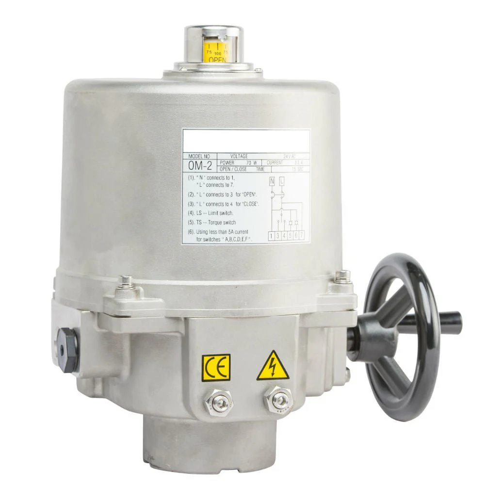 GO 0MM Double Acting Stainless Steel Electric Actuator 12v DC
