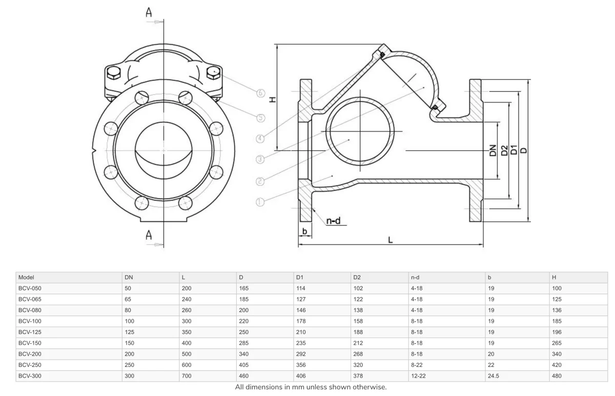 GO Ball Check Valves Back Flow Prevention Ductile Iron BCV - Image 3