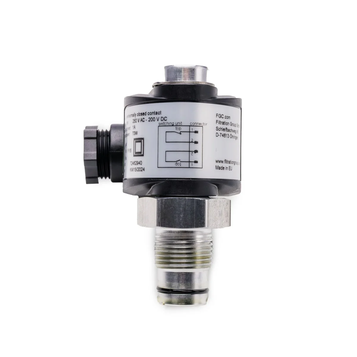GO Filter Head Electrical Differential Pressure Indicator - Image 4