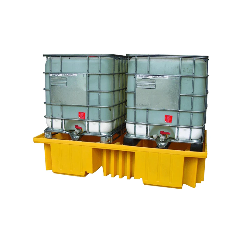 GO Dual IBC Spill Pallet Bund No Grate