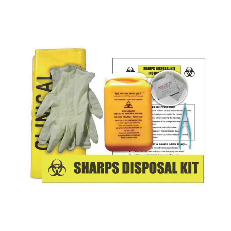 GO Sharps Clean Up Kit Bag