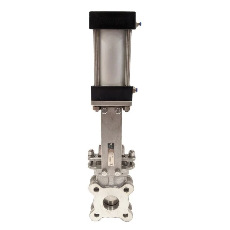 GO KGSDA 316 Stainless Knifegate Valves Actuated Double Acting Pneumatic