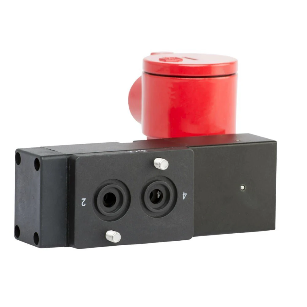 GO Namur EXD 5 Way 2 Position Solenoid Spring Valve 1/4"