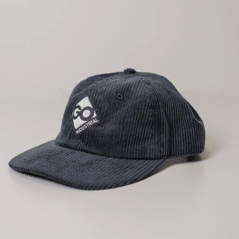 GO Petrol Blue Corduroy Hat - Image 3