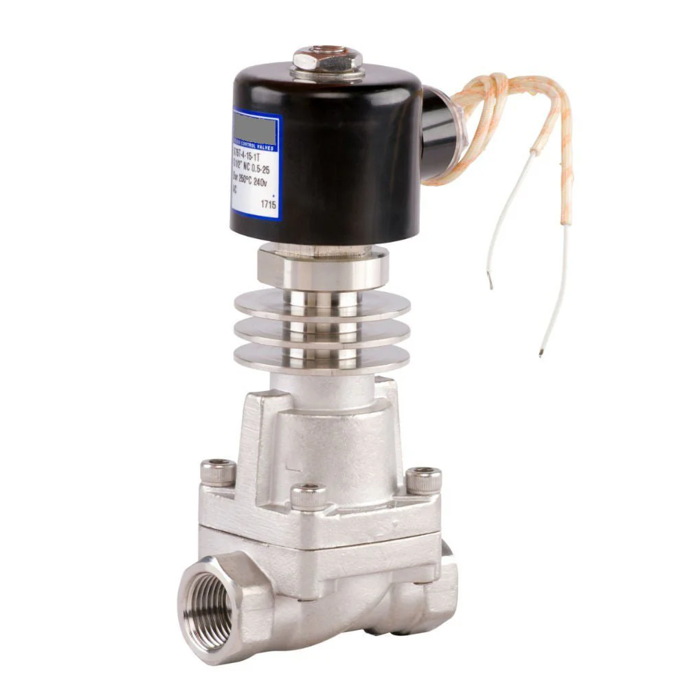 GO S75T 304 Stainless Very High Temp Normally Closed Solenoid Valves