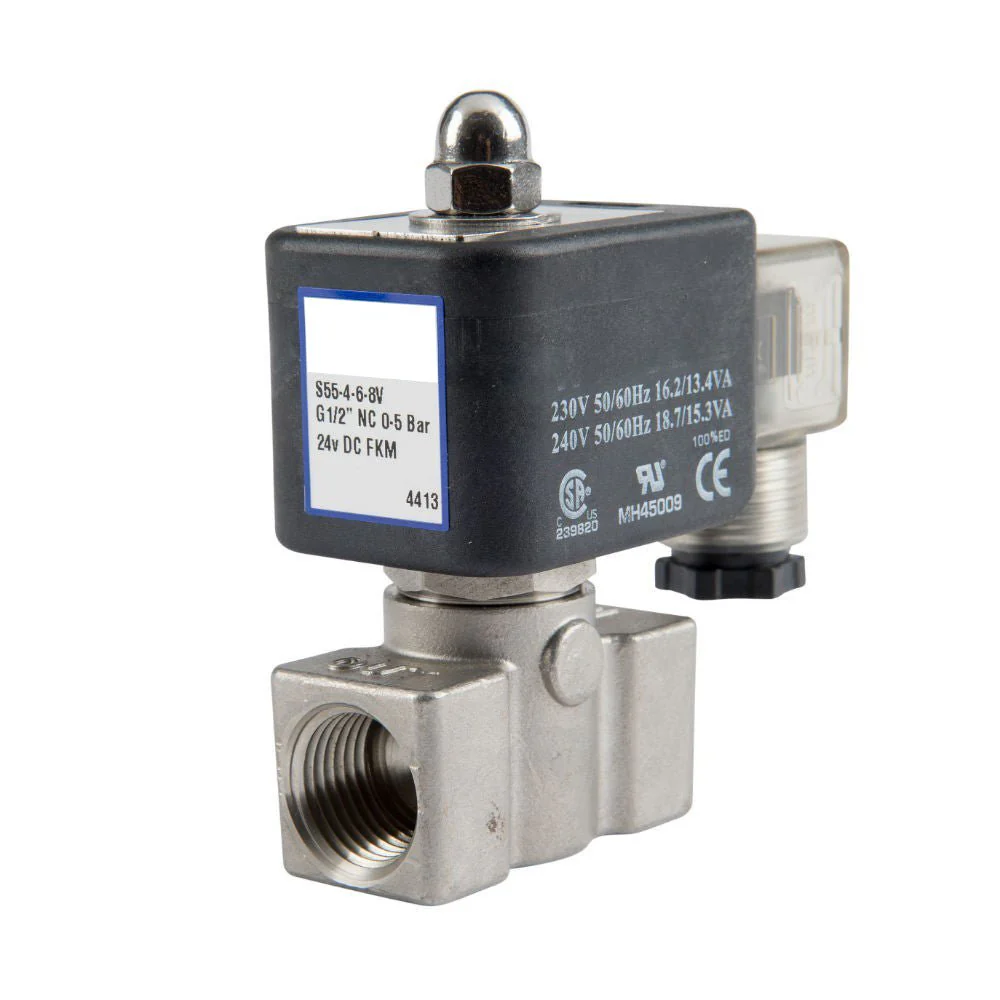 GO S55D 316 Stainless Petrochemical Direct Acting Normally Closed Solenoid Valves