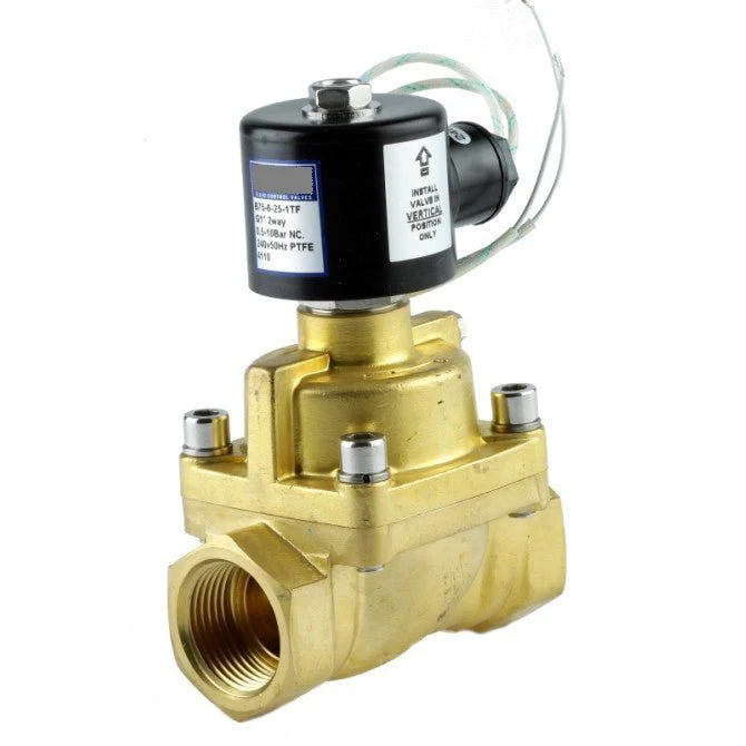 GO B75 Brass Steam and High Temp Normally Closed Solenoid Valves