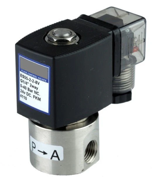 GO ES55 Stainless General Purpose Direct Acting Normally Closed Solenoid Valves