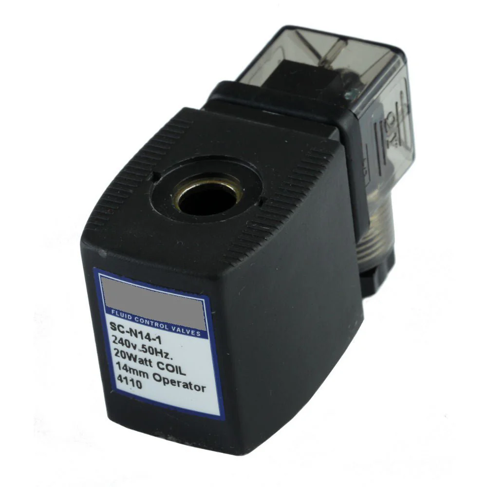 GO 12v DC 20 W with DIN Plug Solenoid Valve Coil 14.4mm
