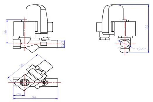 GO Condensate Drain Removal 1/2" Integrated Y Strainer + Ball Valve CRD Solenoid Valves - Image 2