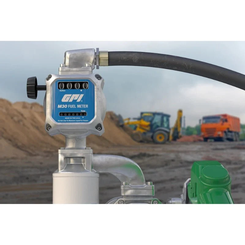 METER GPI M30-L8B 3 Digit Mechanical 25mm FF 9-114lpm Litre Display - Image 5