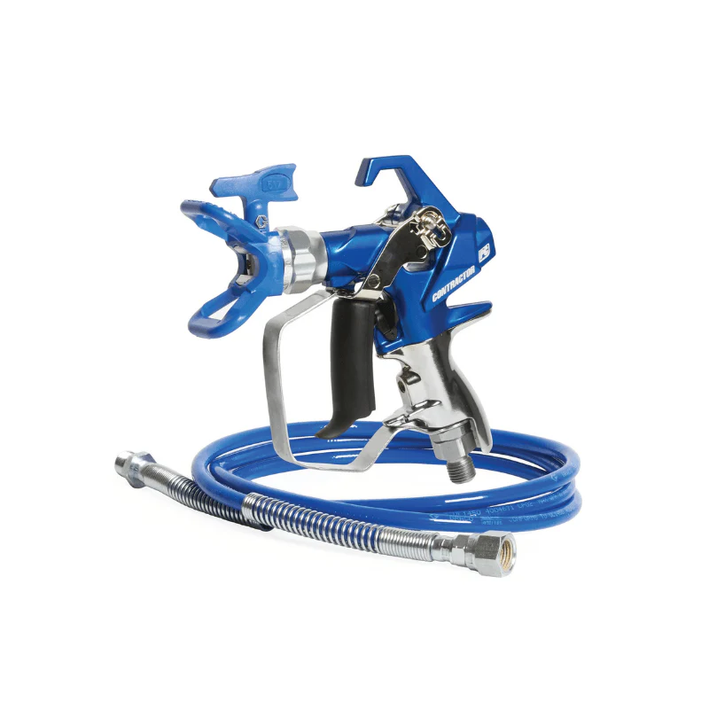GRACO Contractor PC Compact Gun with Whip Hose 1/8 in x 4.5 ft & SwitchTip LTX517