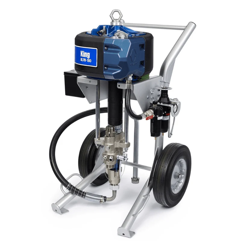 GRACO King 70:1 Sprayer Integrated Filter Heavy Duty Cart Air Controls Siphon Kit