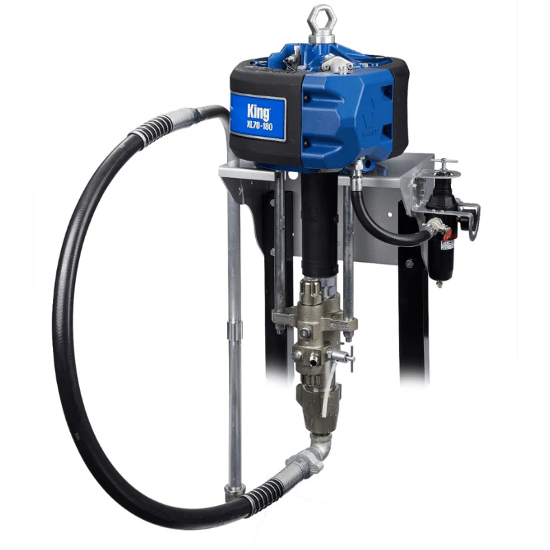 GRACO King 70:1 Sprayer Integrated Filter Wall Mount Air Controls Siphon Kit