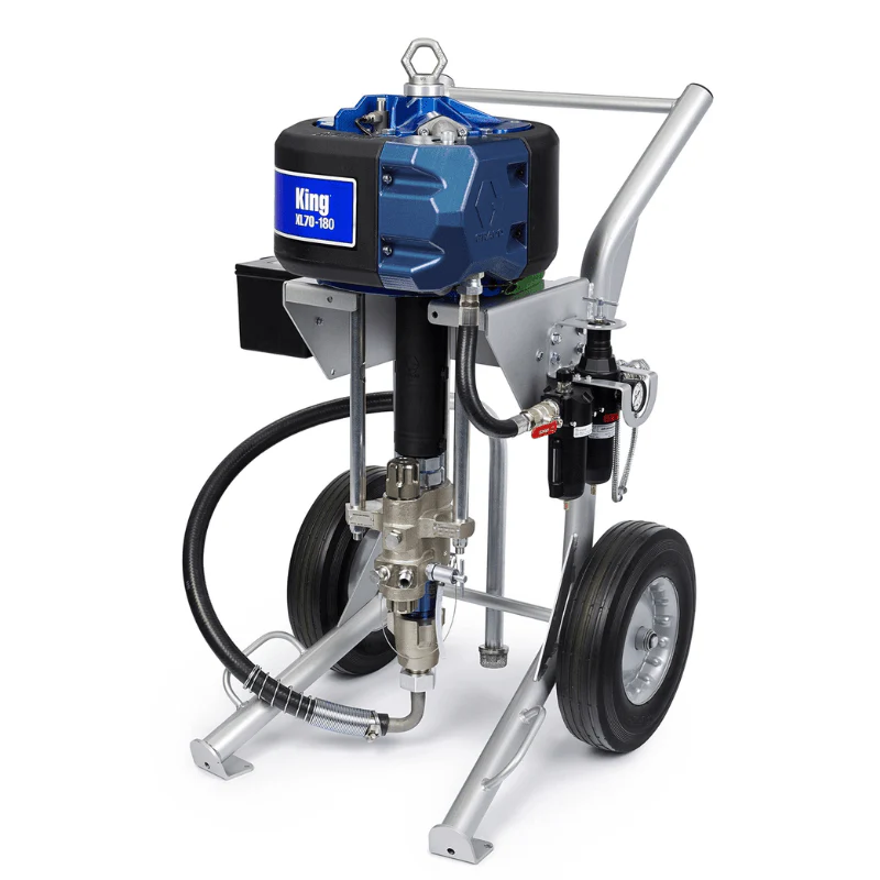 GRACO King 70:1 Sprayer Max Life Filter Heavy Duty Cart Air Controls Siphon Kit