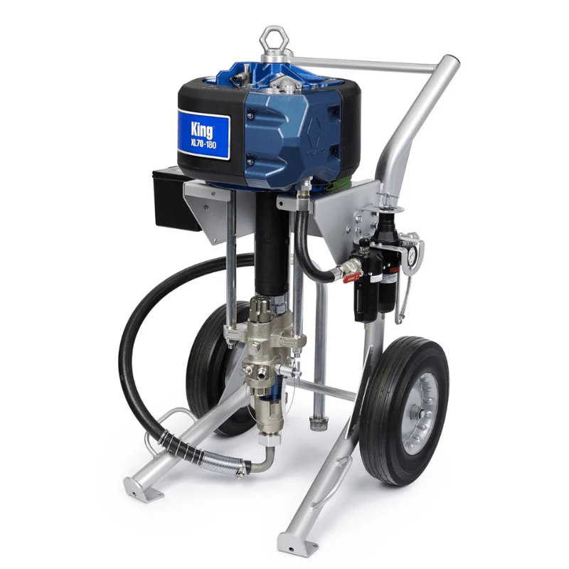 GRACO King 71:1 Sprayer Integrated Filter Heavy Duty Cart Air Controls Siphon Kit