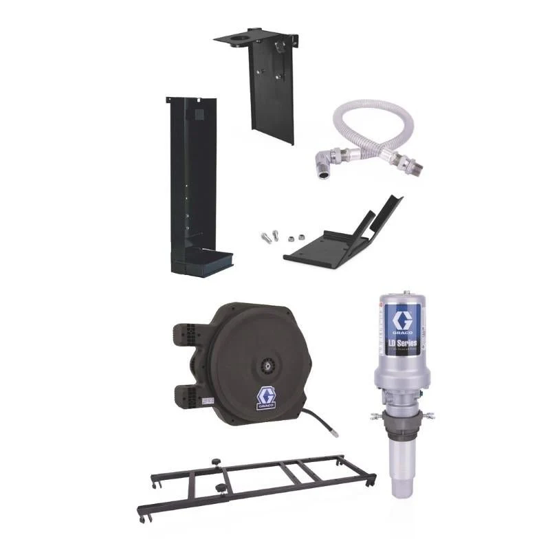 GRACO LD Series 3:1 Stationary 275 Gallon 1040 Liter Oil Pump Package Manual Meter Type
