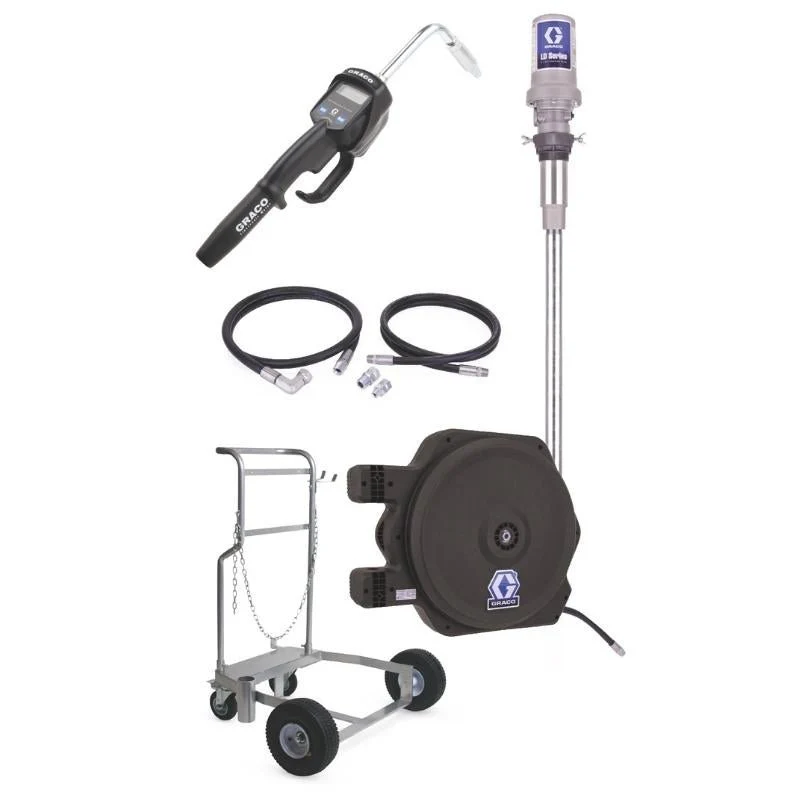 GRACO LD Series 5:1 200 Liter Mobile Oil Pump Package Manual Meter Type