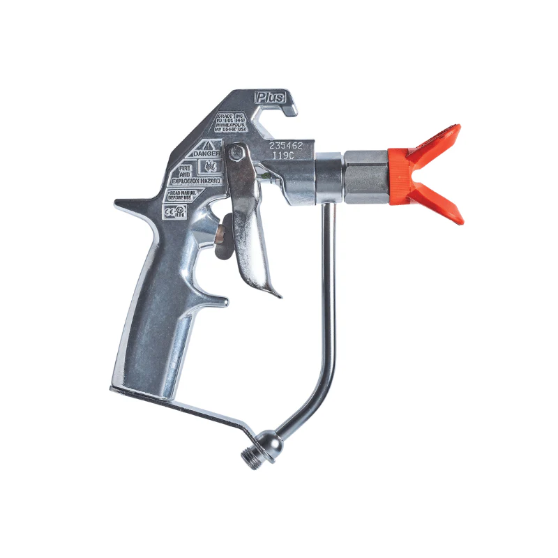 GRACO Silver Plus Fine Finish Flat Tip 2 Finger Airless Spray Gun