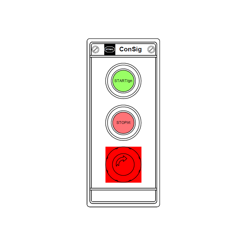 STHAL Hazardous Area Control Station Start Stop Emergency Stop