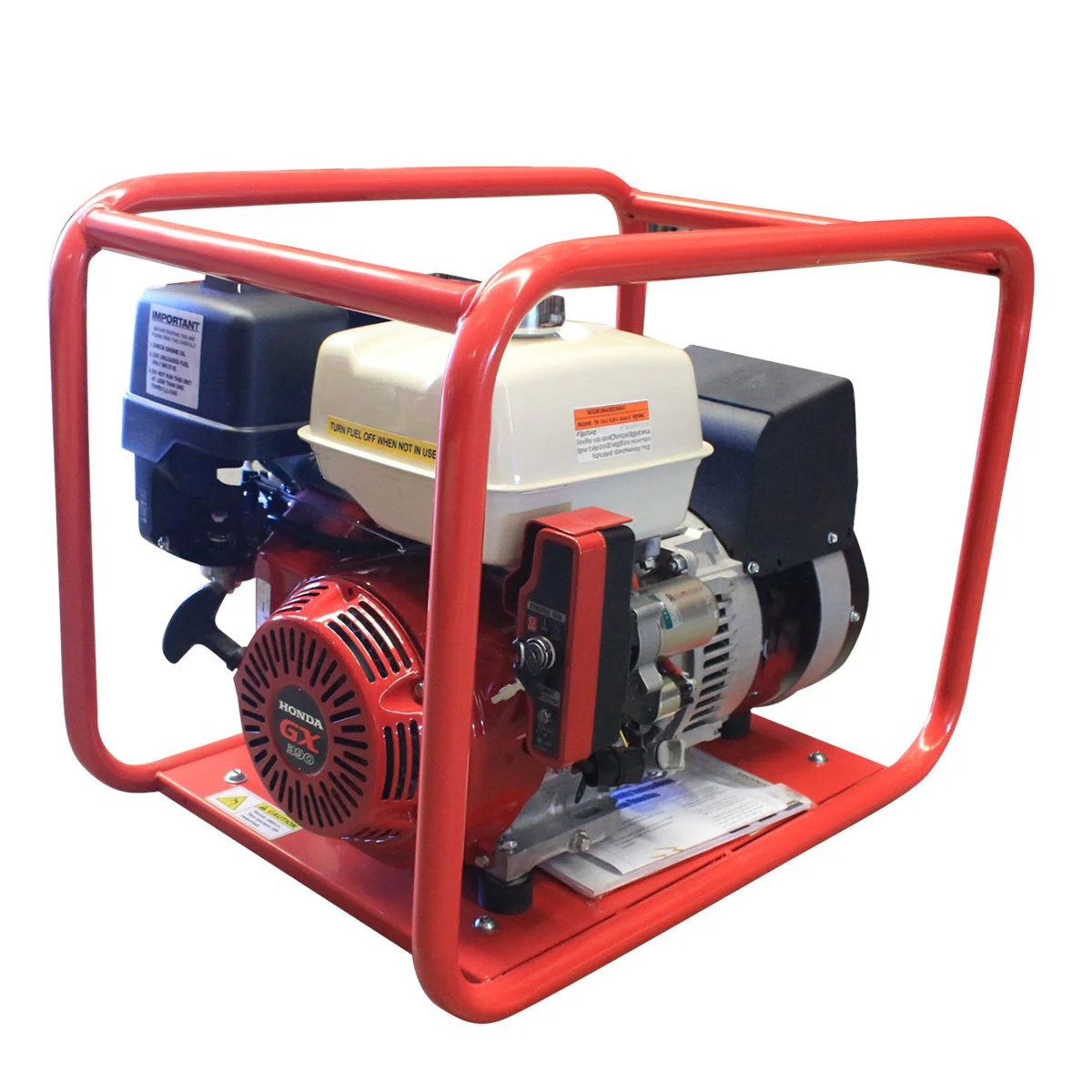 GO6000E 7.5kVA Honda Electric Start Portable Generator - Image 2
