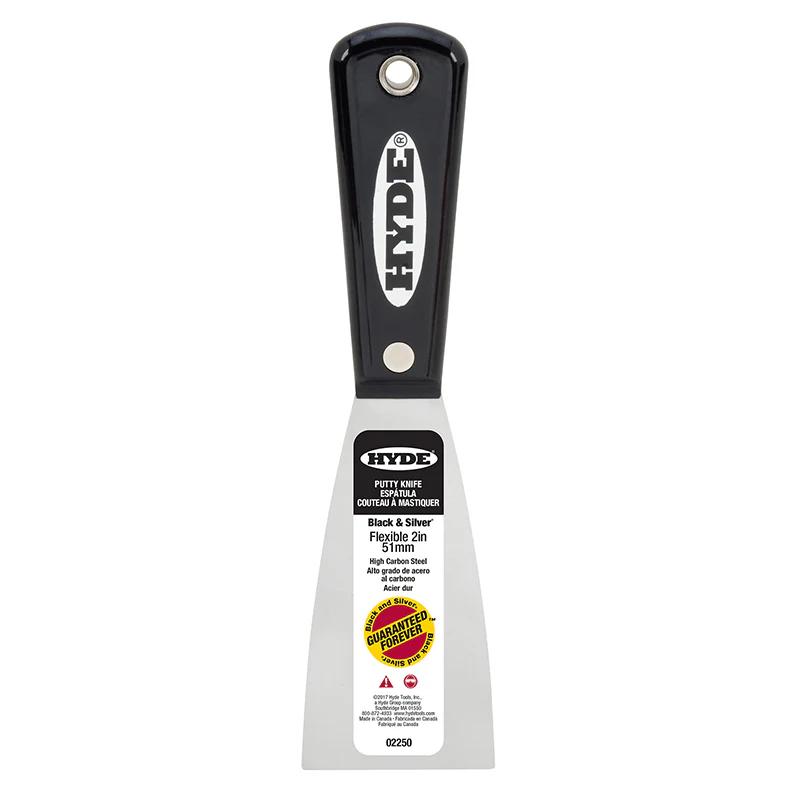 HYDE Black & Silver Putty/Joint Knife 32mm - 200mm - Image 4