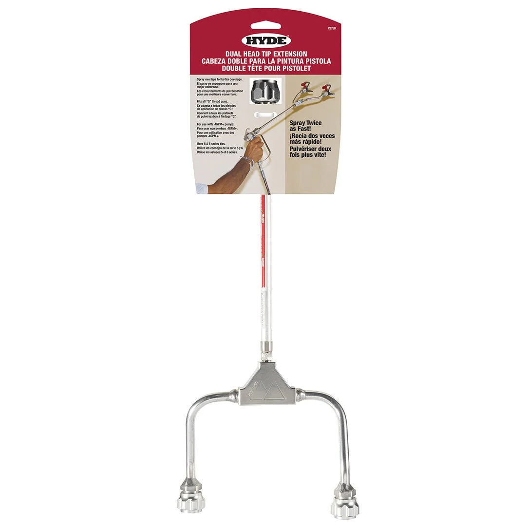HYDE Dual Head Spray Tip Extension