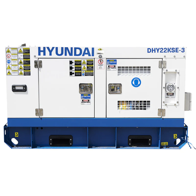 Hyundai DHY22KSE-3 22kVA Industrial Standby Generator