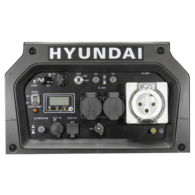 GO6500SEi 8.1kVA Hyundai Portable Generator - Image 5