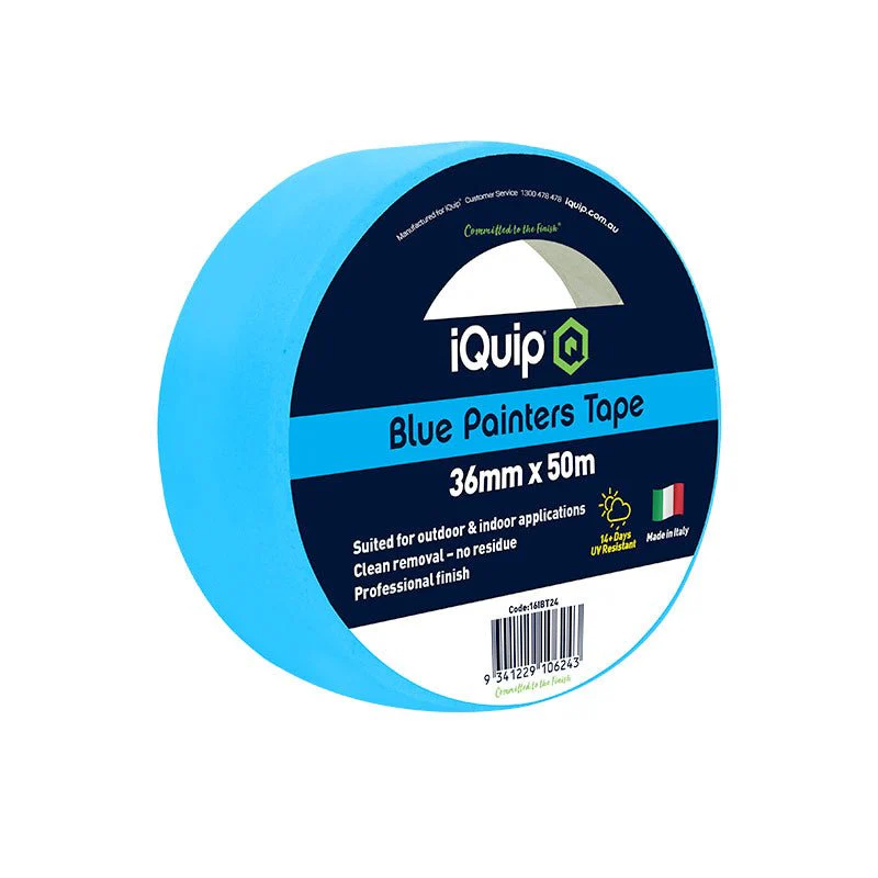 IQUIP Blue Painters Tape 36mm x 50M