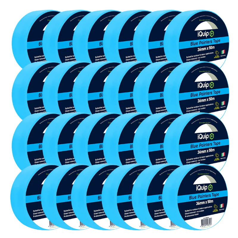 IQUIP Blue Painters Tape 36mm x 50M - Image 4