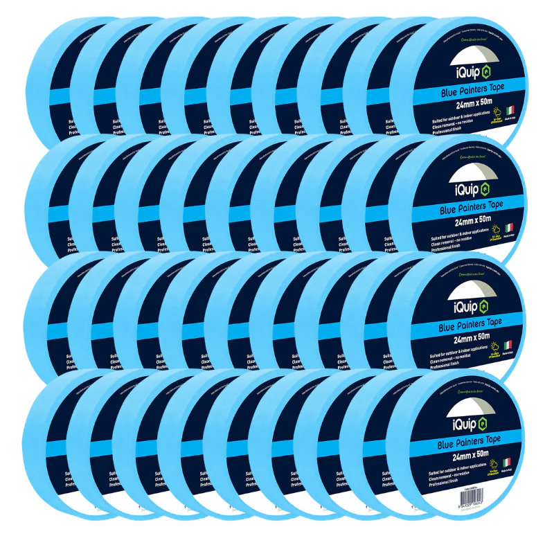 IQUIP Blue Painters Tape 24mm x 50M - Image 4