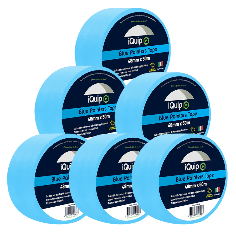 IQUIP Blue Painters Tape 48mm x 50M - Image 2