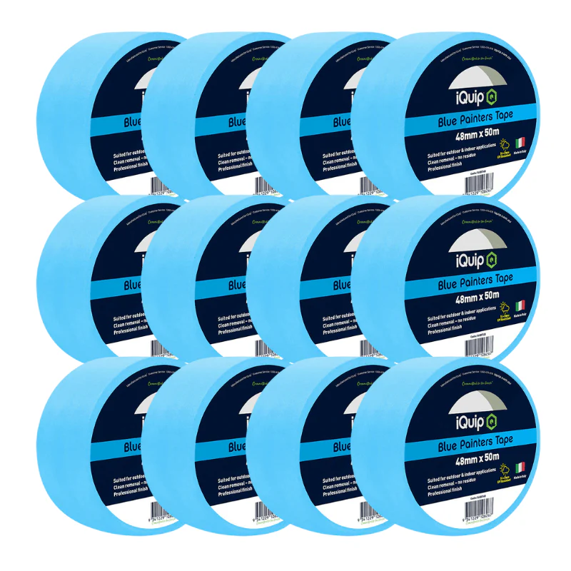 IQUIP Blue Painters Tape 48mm x 50M - Image 3