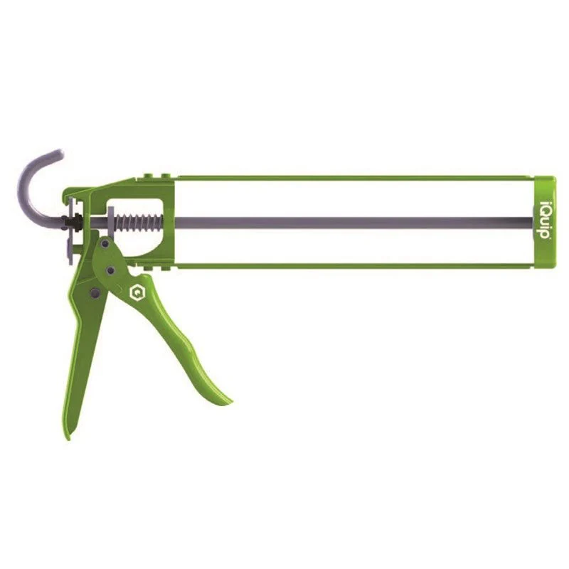 IQUIP Drip-Free Metal Skeleton Caulking Gun