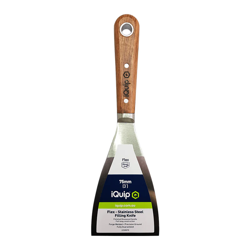 IQUIP Filling Knifes Rosewood Handle 25mm - 100mm - Image 5