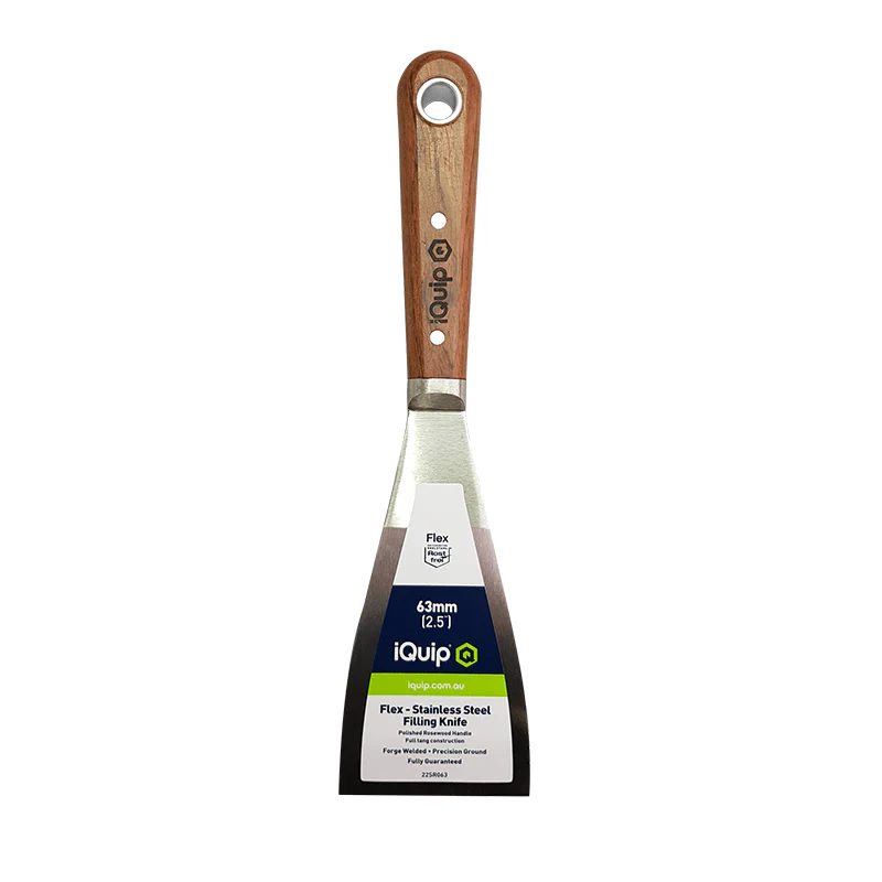 IQUIP Filling Knifes Rosewood Handle 25mm - 100mm - Image 7