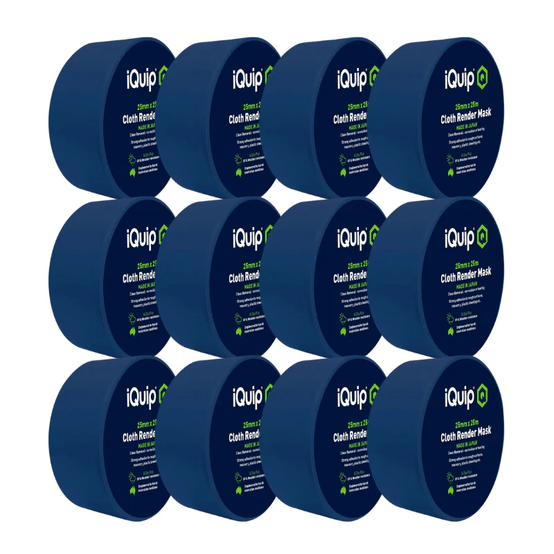 IQUIP Japanese Cloth Render Masking Tape 25mm x 25M - Image 3